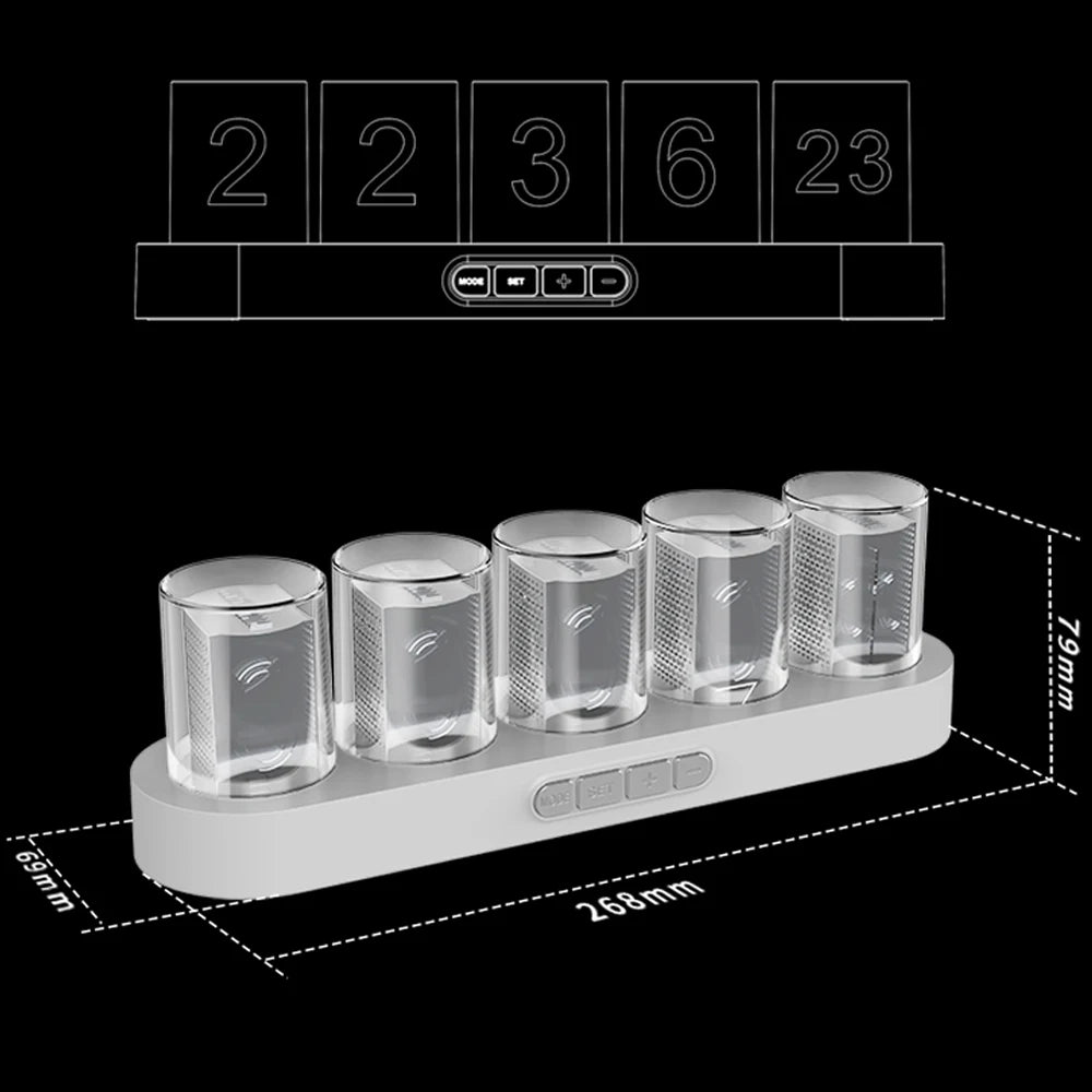 Horloge Nixie RGB Design