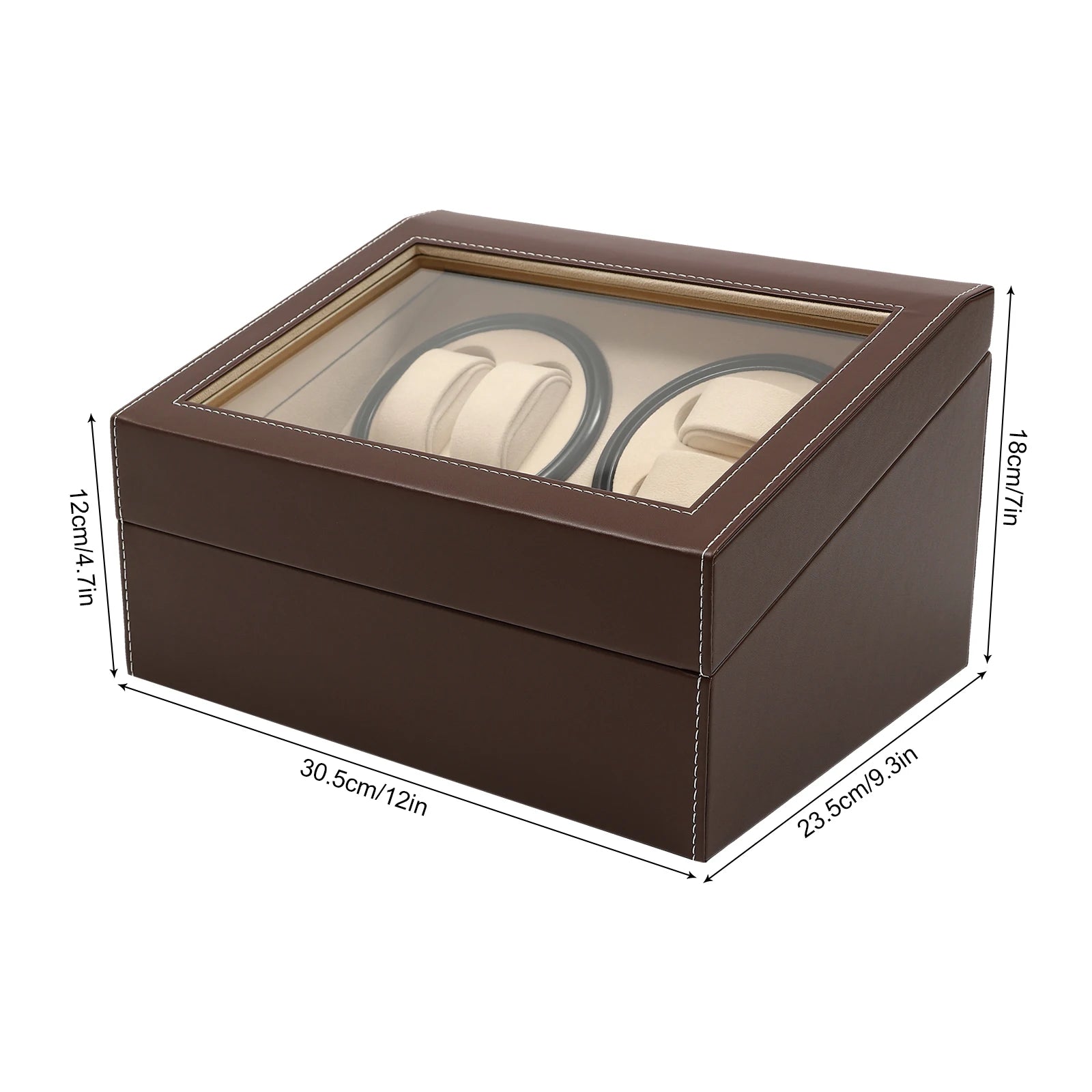 Vitrine Élégante | Boîte à Montres Automatique avec Rotation Silencieuse | Rangement Pratique pour Collectionneurs 1
