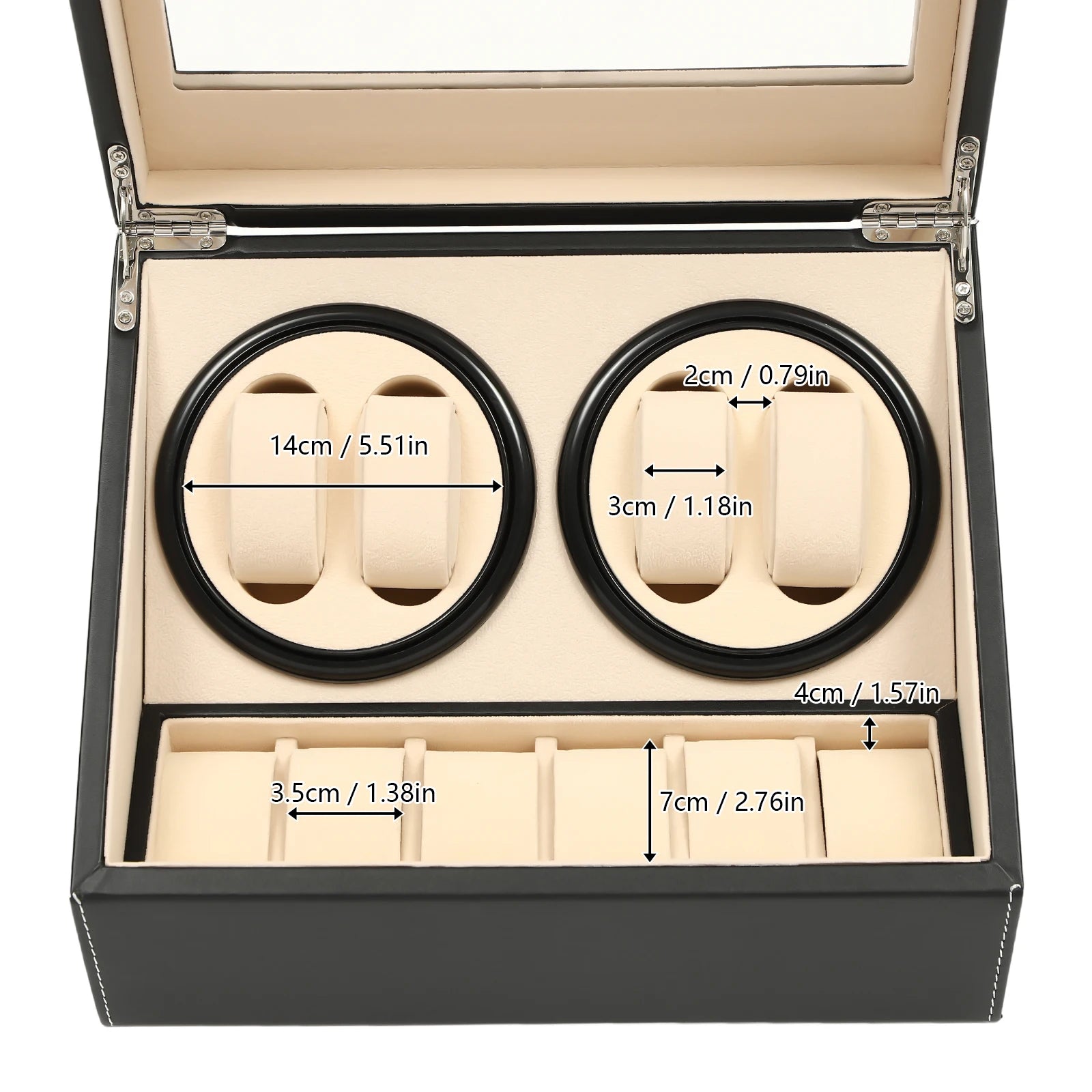 Vitrine Élégante | Boîte à Montres Automatique avec Rotation Silencieuse | Rangement Pratique pour Collectionneurs 4
