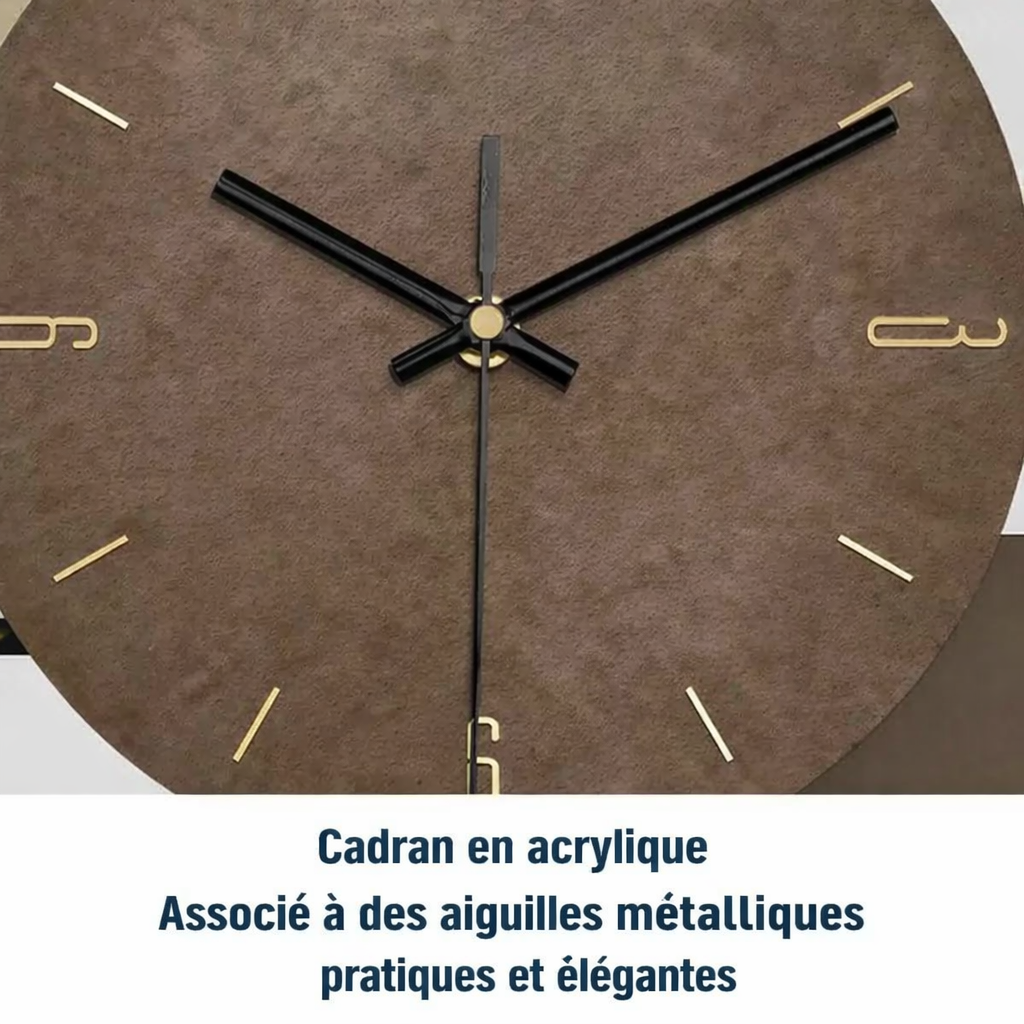 Grande horloge murale LED