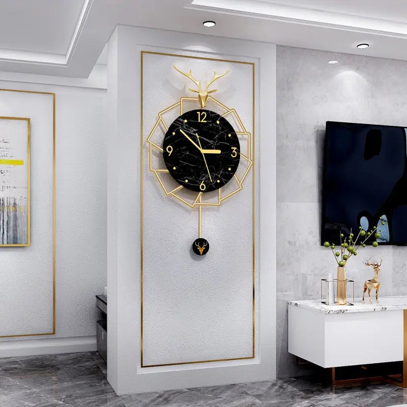 Horloge Cerf - Horloges murales