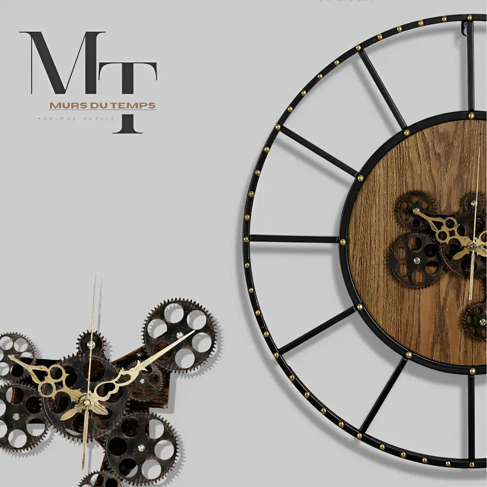 Horloge Murale design à Engrenage - Horloges murales