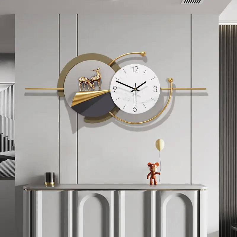 Horloge Murale Design Cerf (90 cm) - Horloges murales