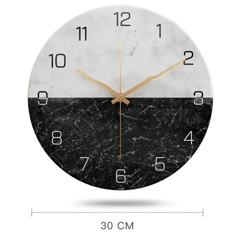 Horloge Murale Nordique - Horloges murales - Blanc et Noir