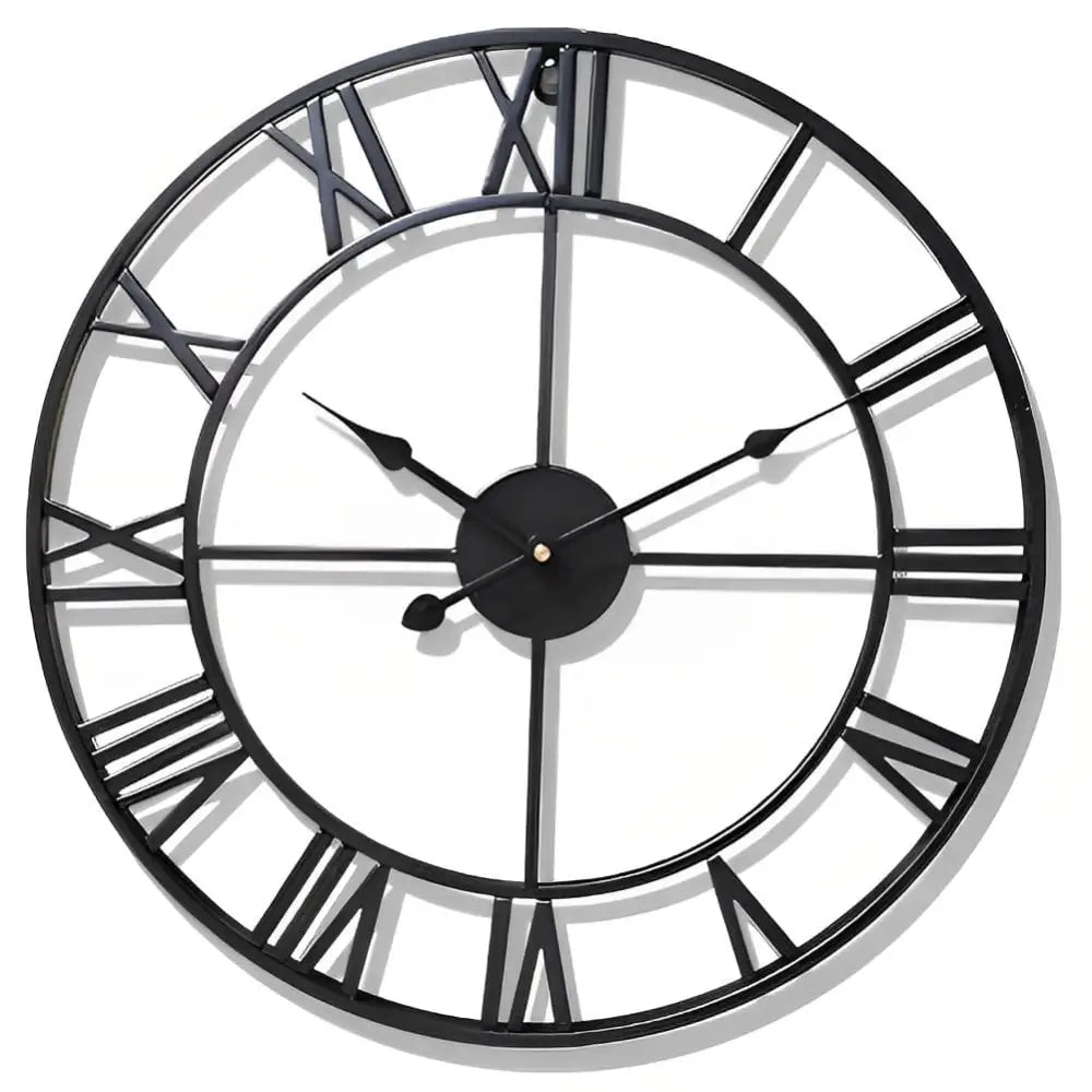 Horloge Murale Chiffre Romain - Horloges murales - noir / 40 cm