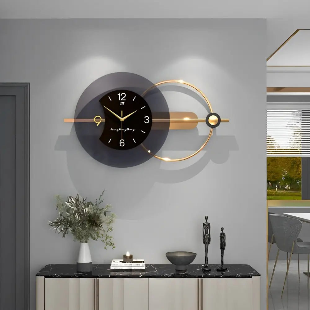Horloge Murale Contemporaine Design - Horloges murales - 80 X 38 CM