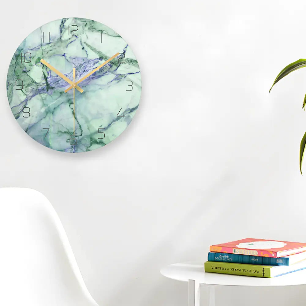 horloge murale design en verre - Horloges murales