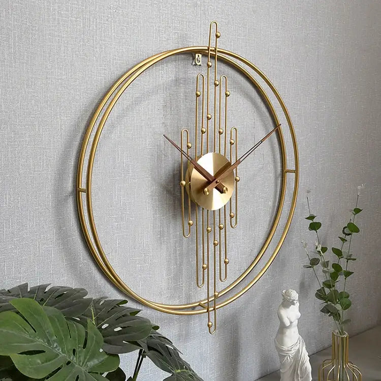 Horloge murale surdimensionnée en métal industriel Quartz motif numéro Accent dé Horloge murale surdimensionnée en métal industriel Quartz motif numéro Accent dé