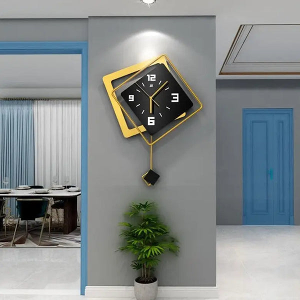 Horloge Murale Moderne 3D - Horloges murales - noir